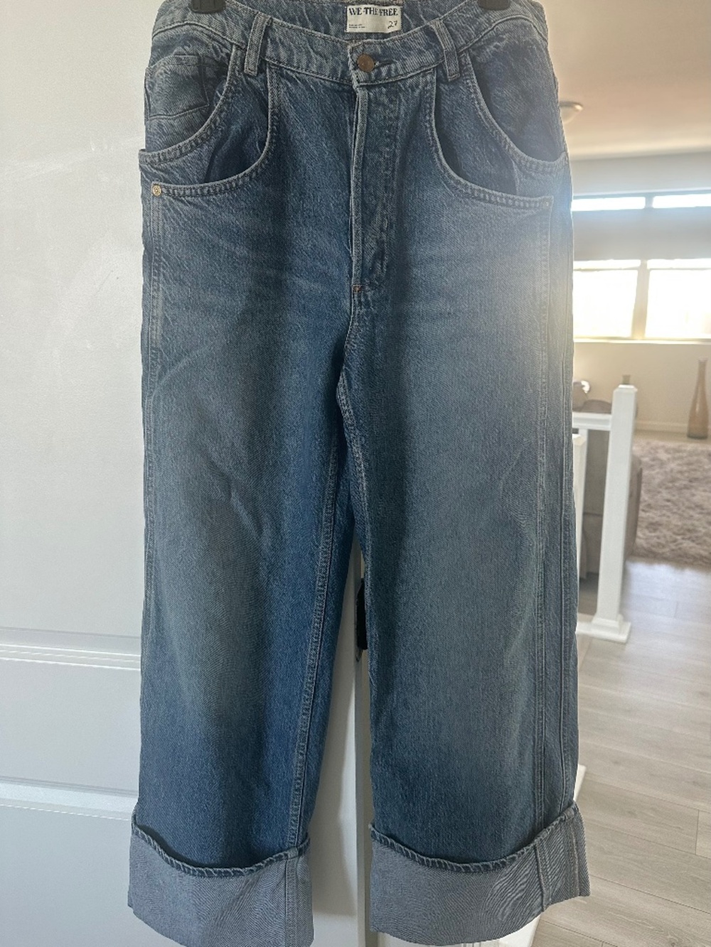 We The Free Final Countdown Cuffed Low-Rise Jeans